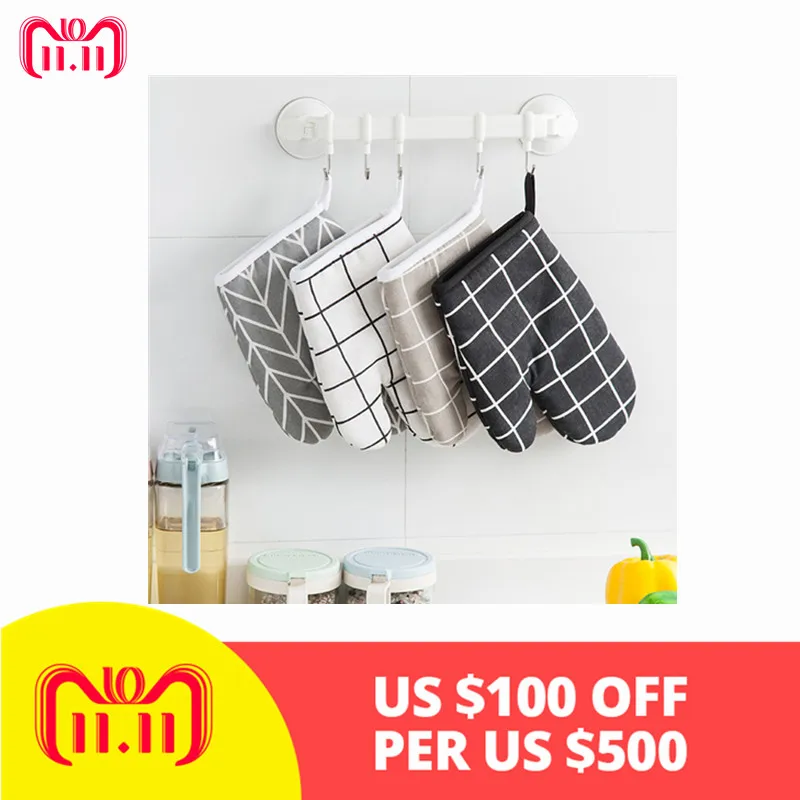 New Oven Mitts Glove Heatproof Microwave Oven Mitten Kitchen Cooking Thickened Gloves Microondas Insulated Clips Non-slip Gloves
New Oven Mitts Glove Heatproof Microwave Oven Mitten Kitchen Cooking Thickened Gloves Microondas Insulated Clips Non-slip Gloves