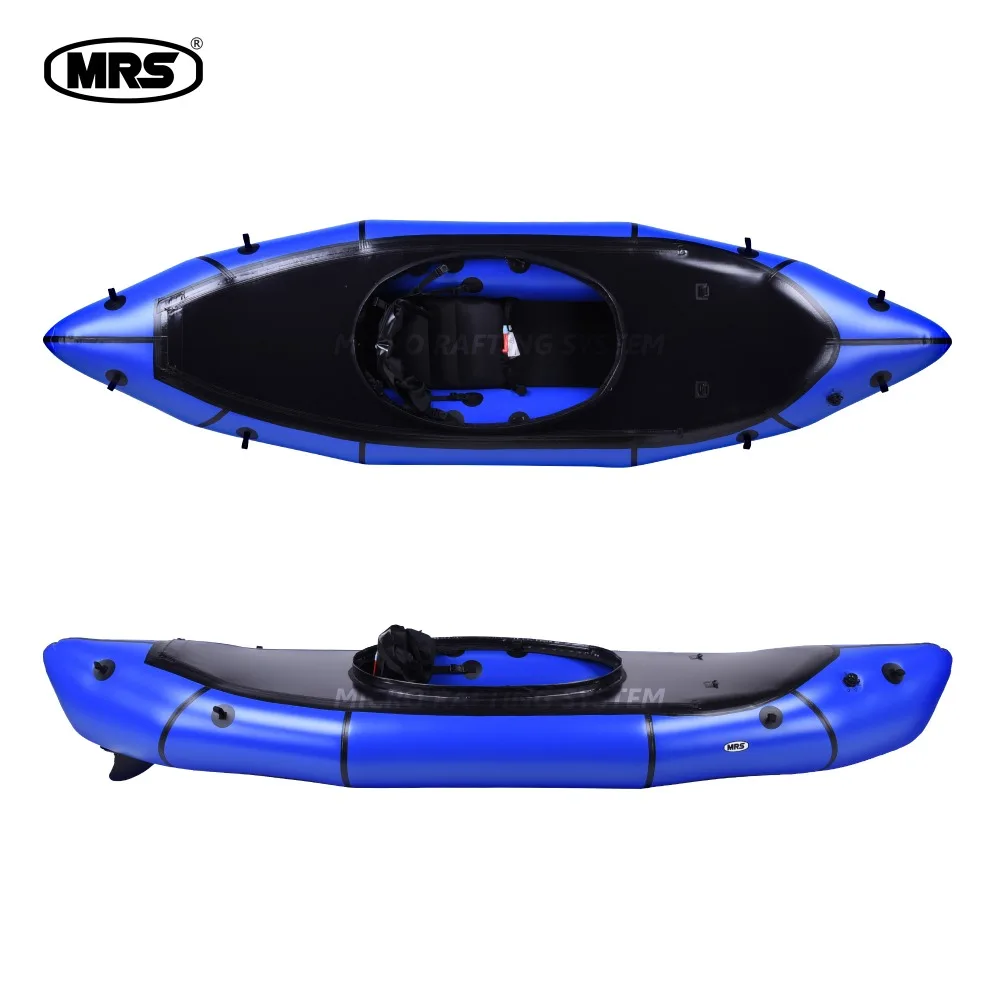 

[MRS][Nomad S1D] Micro rafting systems blue ultra-light inflatable kayak packraft multi-fuctional spray deck