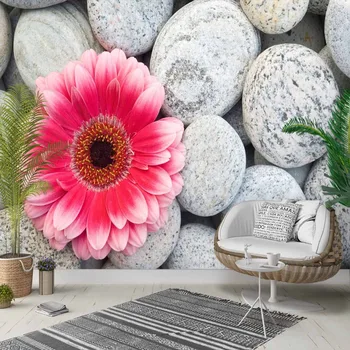 Else Gray White Pebble Stones Pink Flowers 3d Photo Cleanable Fabric Mural Home Decor living Room Bedroom Background Wallpaper
Else Gray White Pebble Stones Pink Flowers 3d Photo Cleanable Fabric Mural Home Decor living Room Bedroom Background Wallpaper