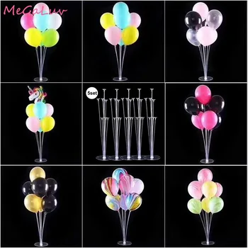 5/3/2 Set Balloons Column Stand Plastic Balloon Support With 7 Tubes Tabletop Balloon Holder Birthday Party Wedding Decoration
5/3/2 Set Balloons Column Stand Plastic Balloon Support With 7 Tubes Tabletop Balloon Holder Birthday Party Wedding Decoration