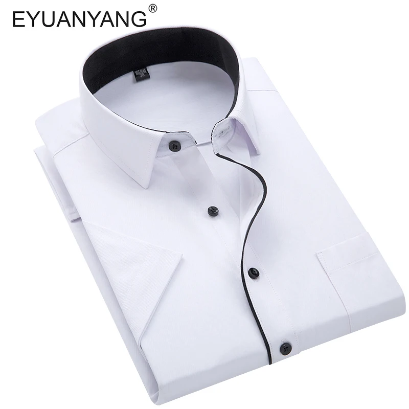 EYUANYANG Shirt Men Clothes Solid color Short Sleeve Mens Dress Shirts 2018 Brand Summer Casual Male business Cotton Shirt 5XL
EYUANYANG Shirt Men Clothes Solid color Short Sleeve Mens Dress Shirts 2018 Brand Summer Casual Male business Cotton Shirt 5XL