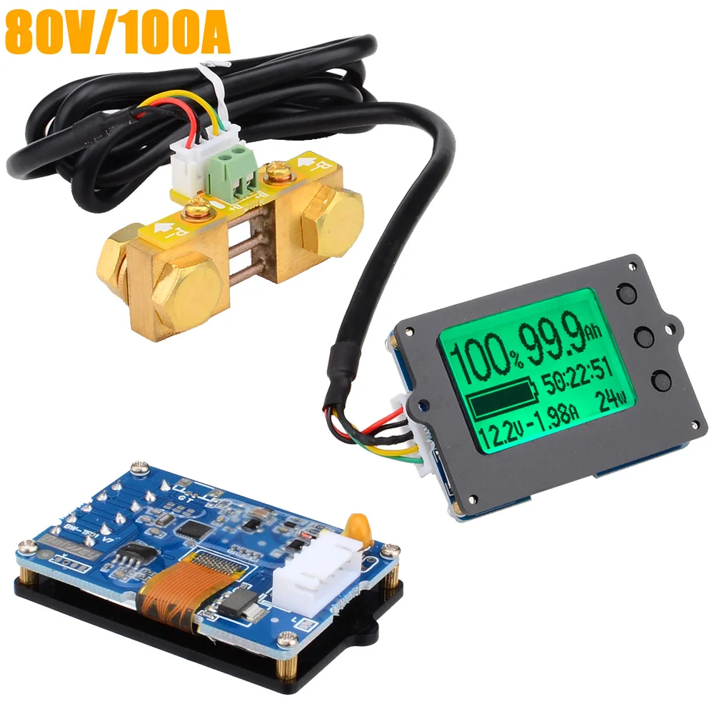 TF01N 80V 100A Coulometer for Battery Capacity Display Tester Electric Parameter Instrument Power Display Monitor 12000760
TF01N 80V 100A Coulometer for Battery Capacity Display Tester Electric Parameter Instrument Power Display Monitor 12000760