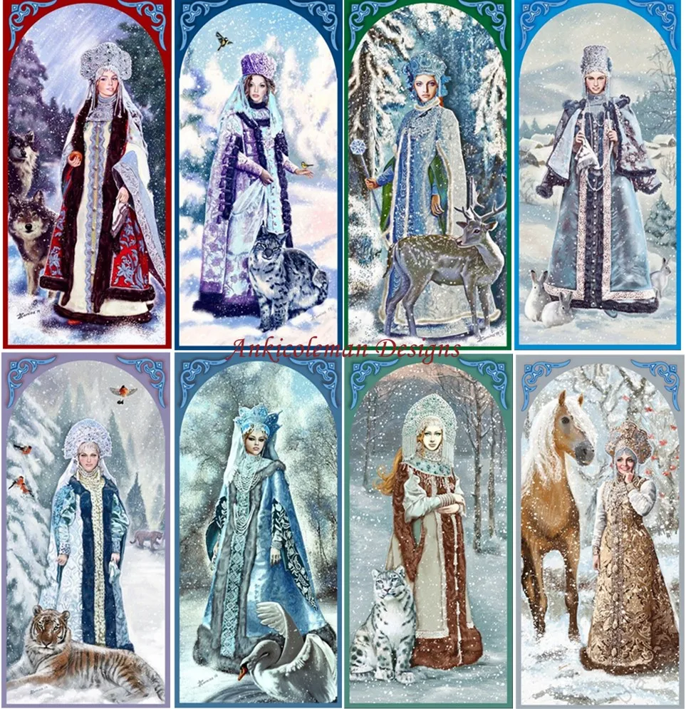 Embroidery Counted Cross Stitch Kits Needlework - Crafts 14 ct DMC Color DIY Arts Handmade Decor - Russian Noblewoman Collection
Embroidery Counted Cross Stitch Kits Needlework - Crafts 14 ct DMC Color DIY Arts Handmade Decor - Russian Noblewoman Collection