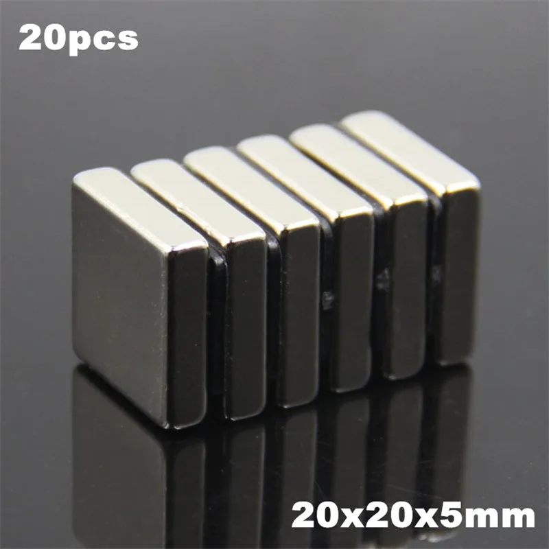 20pcs F20x20x5mm Super Powerful Strong Rare Earth Block NdFeB Magnet Neodymium N35 Magnets F20*20*5mm- Free Shipping
20pcs F20x20x5mm Super Powerful Strong Rare Earth Block NdFeB Magnet Neodymium N35 Magnets F20*20*5mm- Free Shipping