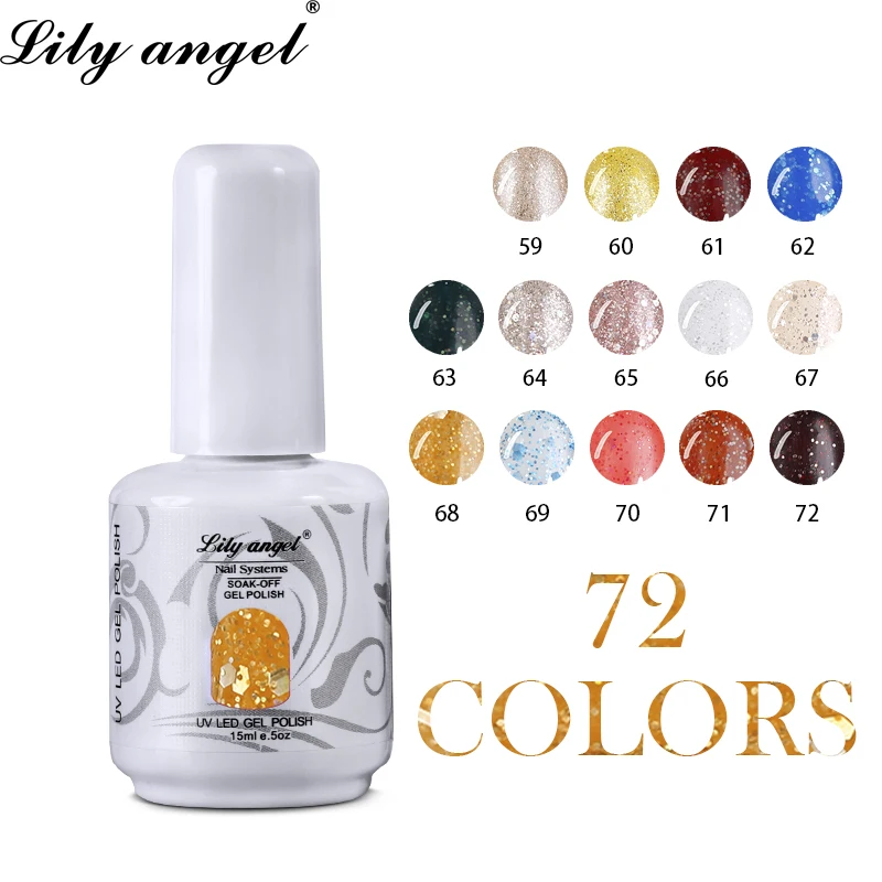 LiLy Angel 15ml Color Nail Polish Long Lasting Colors Nail Lacquer Color Number on Top for Nail Salon Soak Off Nail Gel Polish
LiLy Angel 15ml Color Nail Polish Long Lasting Colors Nail Lacquer Color Number on Top for Nail Salon Soak Off Nail Gel Polish