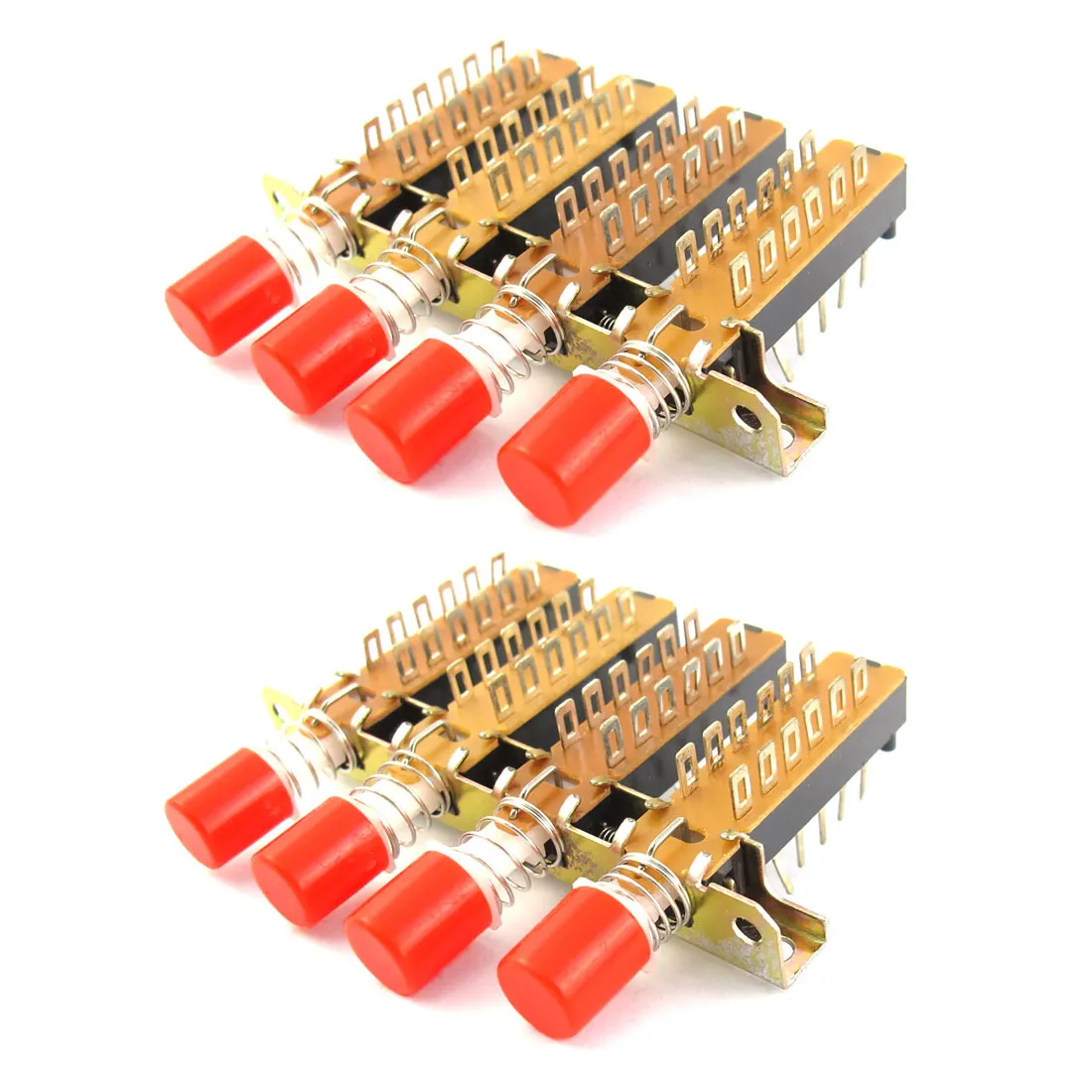 UXCELL 2 Pcs Push Button Switches 4P2t 4 Rows Interlock Push Button Knob Piano Key Switch Accessories Electrical Equipment
UXCELL 2 Pcs Push Button Switches 4P2t 4 Rows Interlock Push Button Knob Piano Key Switch Accessories Electrical Equipment