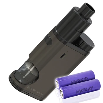 Eleaf Pico Squeeze 50W Starter Kit with Atomizer 6.5ml Tank, Clapton Coil Head - Black
Eleaf Pico Squeeze 50W Starter Kit with Atomizer 6.5ml Tank, Clapton Coil Head - Black