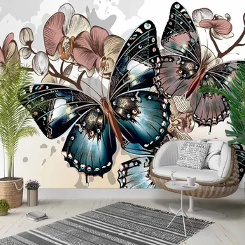 Else Brown Cream Flower Retro Blue Butterfly 3d Photo Cleanable Fabric Mural Home Decor living Room Bedroom Background Wallpaper
Else Brown Cream Flower Retro Blue Butterfly 3d Photo Cleanable Fabric Mural Home Decor living Room Bedroom Background Wallpaper