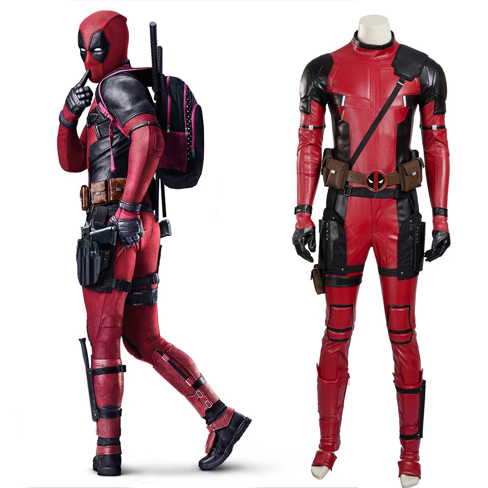 Superhero Deadpool Costume Halloween Leather Deadpool Jumpsuit Deadpool Cosplay Costume
Superhero Deadpool Costume Halloween Leather Deadpool Jumpsuit Deadpool Cosplay Costume