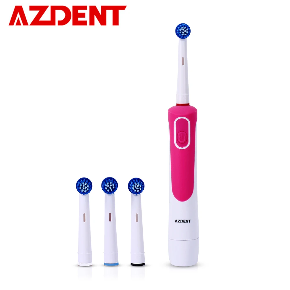 AZDENT Electric Toothbrush Rotating Type AZ-2 Pro Battery Operated No Rechargeable Teeth Brush with 4 Heads Oral Care for Adults
AZDENT Electric Toothbrush Rotating Type AZ-2 Pro Battery Operated No Rechargeable Teeth Brush with 4 Heads Oral Care for Adults