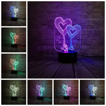 New Sweety For Valentine's Day Love Arrow double heart 3D Table Night Remote USB or Touch Mixed Living Room Decorative Lamp
New Sweety For Valentine's Day Love Arrow double heart 3D Table Night Remote USB or Touch Mixed Living Room Decorative Lamp