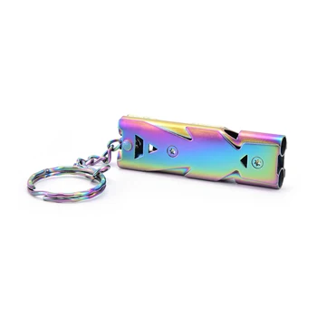 1PCS Stainless Steel Double Pipe High Decibel Keychain Cheerleading Whistle Outdoor Emergency Survival Whistle
1PCS Stainless Steel Double Pipe High Decibel Keychain Cheerleading Whistle Outdoor Emergency Survival Whistle