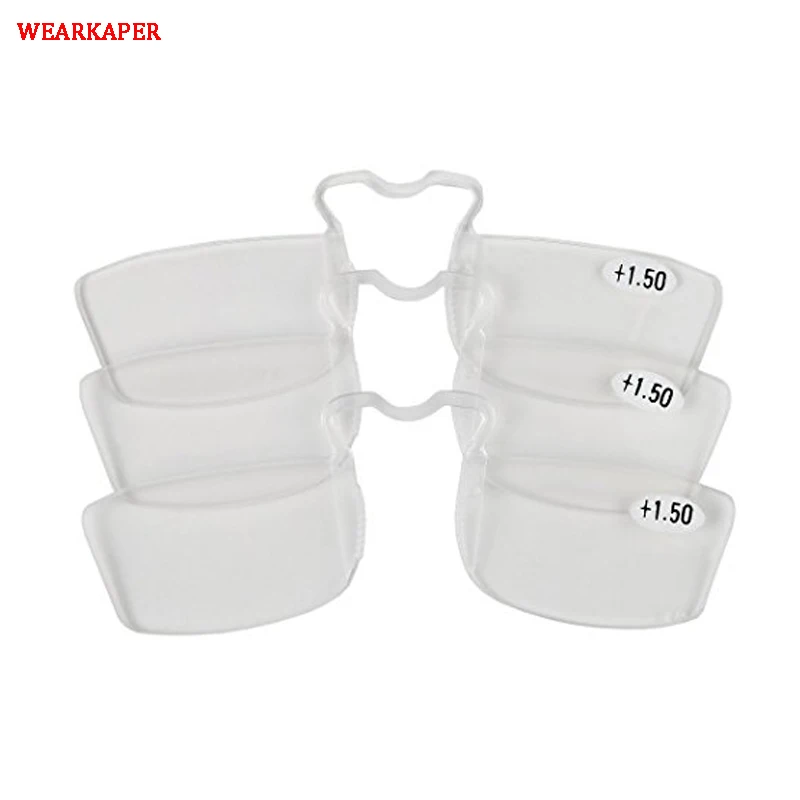 WEARKAPER Set of 3 Clip Pince Nez Frameless Reading Glasses Men Mini Ultralight SOS Wallet Smart phoneglasse Folding Glasse
WEARKAPER Set of 3 Clip Pince Nez Frameless Reading Glasses Men Mini Ultralight SOS Wallet Smart phoneglasse Folding Glasse