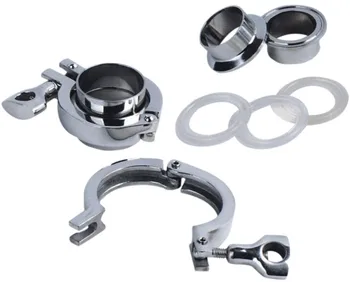 Free shipping 1 set 1.5'' 38MM Sanitary TriClamp Ferrule + Tri Clamp + Silicon Gasket SS 304
Free shipping 1 set 1.5'' 38MM Sanitary TriClamp Ferrule + Tri Clamp + Silicon Gasket SS 304