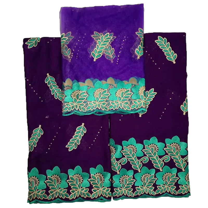 French Fashion Purple/Green Nigeria Cotton African Bazin Riche Fabric With Embroidered High Quality French Tulle Lace
French Fashion Purple/Green Nigeria Cotton African Bazin Riche Fabric With Embroidered High Quality French Tulle Lace