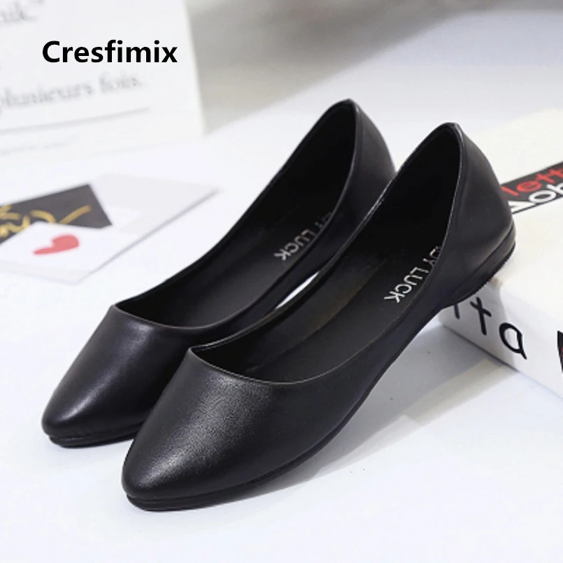 Cresfimix sapatos femininas women casual pu leather summer slip on flat shoes lady cute comfortable office shoes zapatos a219
Cresfimix sapatos femininas women casual pu leather summer slip on flat shoes lady cute comfortable office shoes zapatos a219