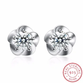 New Arrival Noble 925 Real Silver Flower Design Pave Zircon Stud Earring
New Arrival Noble 925 Real Silver Flower Design Pave Zircon Stud Earring