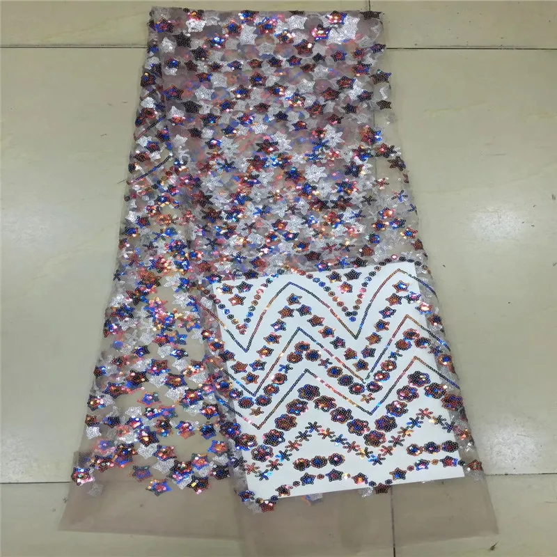HFX Embroidery Multi Color Sequin Tulle Lace Fabric Latest Bridal Dress Wedding Tulle Lace Fabric Nigerian Net Lace X1130-1
HFX Embroidery Multi Color Sequin Tulle Lace Fabric Latest Bridal Dress Wedding Tulle Lace Fabric Nigerian Net Lace X1130-1