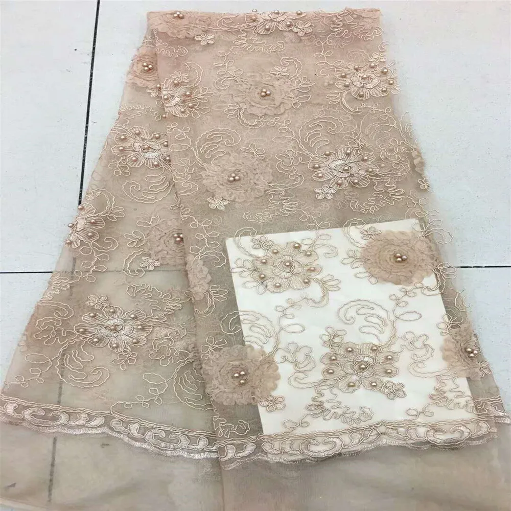 HFX Nigeria Gold Lace Fabric For Wedding French Embroidery Beads Lace African Fabric For Women X626-2
HFX Nigeria Gold Lace Fabric For Wedding French Embroidery Beads Lace African Fabric For Women X626-2