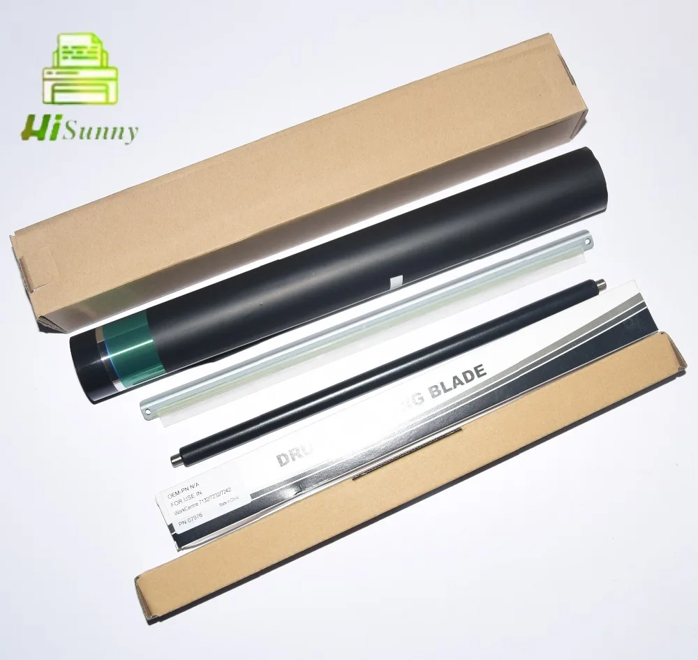 For Xerox WorkCentre 7132 7232 7242 WC7132 WC7232 WC7242 A set Together OPC Drum Cleaning Blade PRC Primary Charge Roller -1