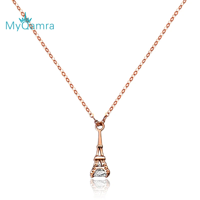 Myqamra 18 К Jewelry Подвеска все-матч урна любовь леди ювелирные цепочки подарок на день