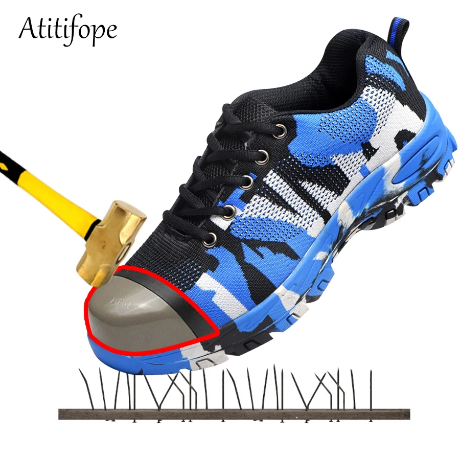 Steel Toe Work Safety Shoes Casual Breathable Outdoor Sneakers Puncture Proof Boots Comfortable Industrial shoes for men
Steel Toe Work Safety Shoes Casual Breathable Outdoor Sneakers Puncture Proof Boots Comfortable Industrial shoes for men