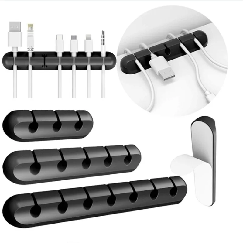 High Quality Desktop Cable Organizer Line Tie Fixer Clip Phone Charge Cable Cord Management Headphone Wire Holder
High Quality Desktop Cable Organizer Line Tie Fixer Clip Phone Charge Cable Cord Management Headphone Wire Holder