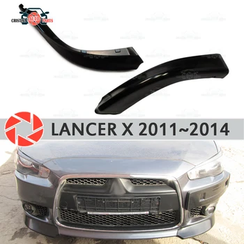 Fangs insert for Mitsubishi Lancer X 2011-2014 on front bumper ABS plastic body kit molding decoration car styling tuning
Fangs insert for Mitsubishi Lancer X 2011-2014 on front bumper ABS plastic body kit molding decoration car styling tuning