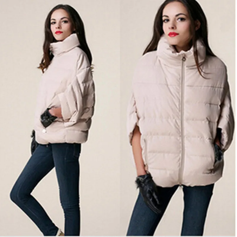 2018 New Winter Jacket Women Down Cotton Jacket Parkas ladies Bat Sleeve cloak Coat manteau femme Parka Winter Coat Women J021
2018 New Winter Jacket Women Down Cotton Jacket Parkas ladies Bat Sleeve cloak Coat manteau femme Parka Winter Coat Women J021