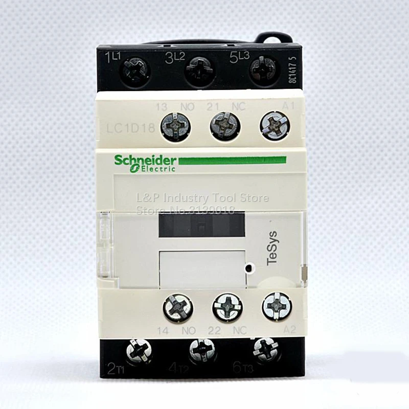 New Original Schneider Electric LC1D18F7C Contactor Relay LC1-D18F7C 18A Load 7.5KW-380V 1NO 1NC
New Original Schneider Electric LC1D18F7C Contactor Relay LC1-D18F7C 18A Load 7.5KW-380V 1NO 1NC