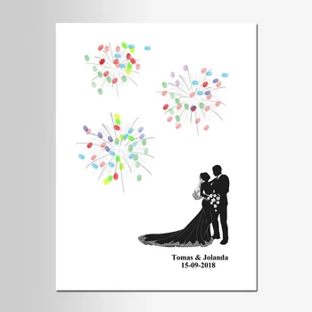 Free Custom Name Date Wedding Guest Book Canvas Painting Personalized Wedding Fingerprint Signature Book DIY gastenboek bruiloft
Free Custom Name Date Wedding Guest Book Canvas Painting Personalized Wedding Fingerprint Signature Book DIY gastenboek bruiloft