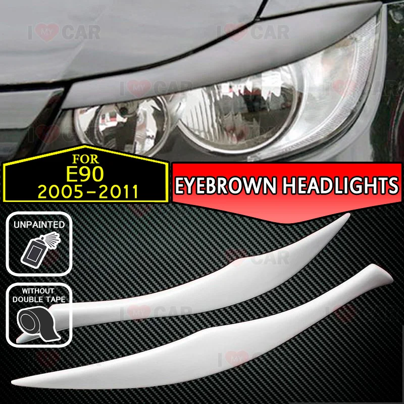 For BMW E90 2005-2011 eyebrows headlights eyelids car styling trim stickers cover brows eyelids trims tuning decoration
For BMW E90 2005-2011 eyebrows headlights eyelids car styling trim stickers cover brows eyelids trims tuning decoration