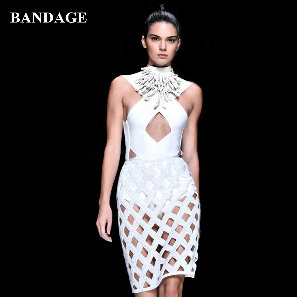 Sexy Hollow Out White Women Bandage Dress Off Shoulder Sleeveless Bodycon Dresses Party Club Cocktail Vestidos Free Shipping
Sexy Hollow Out White Women Bandage Dress Off Shoulder Sleeveless Bodycon Dresses Party Club Cocktail Vestidos Free Shipping