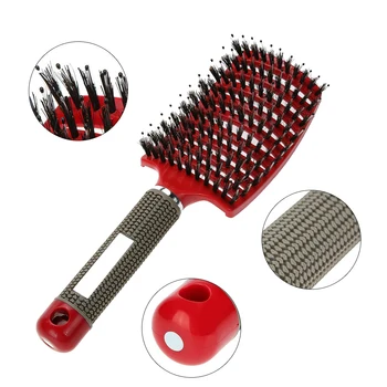 Hair Scalp Massage Comb Hairbrush Bristle Nylon Women Wet Curly Detangle Hair Brush for Salon Hairdressing Styling Tools
Hair Scalp Massage Comb Hairbrush Bristle Nylon Women Wet Curly Detangle Hair Brush for Salon Hairdressing Styling Tools