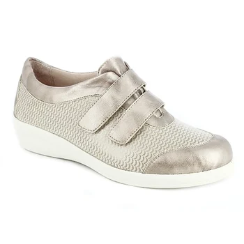 Sports Shoe comfortable Woman dials DOCTOR CUTILLAS, skin metallic elastic Beige, closing two Velcro-43621-373
Sports Shoe comfortable Woman dials DOCTOR CUTILLAS, skin metallic elastic Beige, closing two Velcro-43621-373