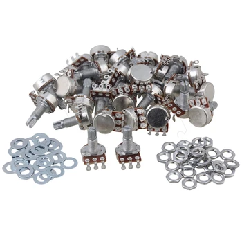 Yibuy 200pcs B500K OHM Audio Pots Guitar Potentiometer Replace for Electric Guitar
Yibuy 200pcs B500K OHM Audio Pots Guitar Potentiometer Replace for Electric Guitar