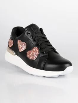 BRACCIALINI black sneakers with Hearts glitter
BRACCIALINI black sneakers with Hearts glitter