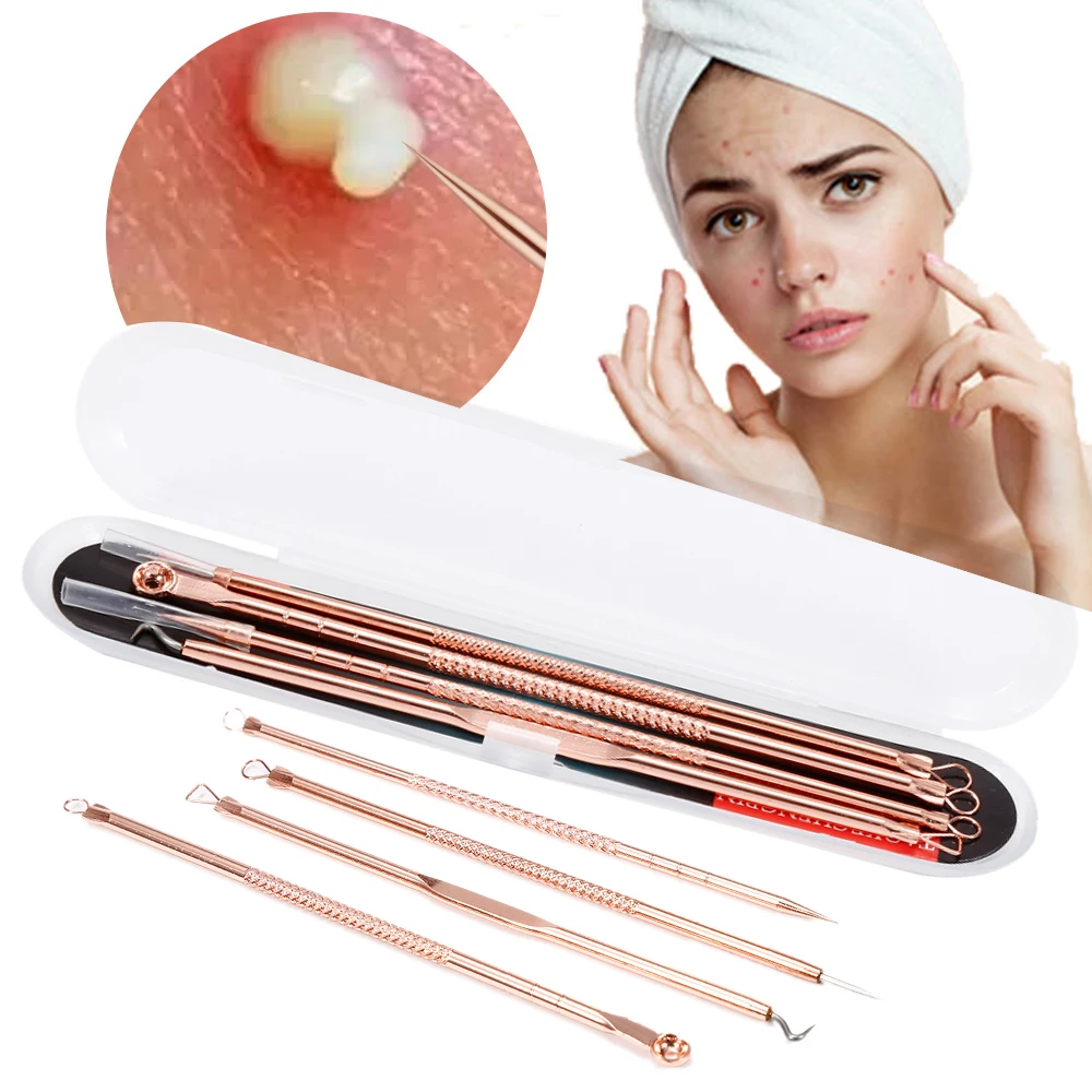 ELECOOL 4pcs Acne Blemish Blackhead Removal Needles Pimple Blemish Antibacterial Comedone Extractor Beauty Face Clean Care Tools
ELECOOL 4pcs Acne Blemish Blackhead Removal Needles Pimple Blemish Antibacterial Comedone Extractor Beauty Face Clean Care Tools