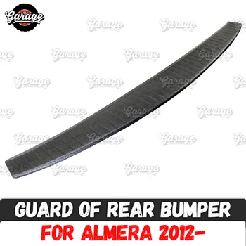 Guard of rear bumper case for Nissan Almera 2012- ABS plastic accessories protective plate of scratches car styling tuning
Guard of rear bumper case for Nissan Almera 2012- ABS plastic accessories protective plate of scratches car styling tuning