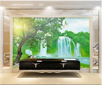 Custom 3d murals Wallpaper Pastoral scenery Nature landscape big tree waterfall background wall paper photo wallpaper home decor
Custom 3d murals Wallpaper Pastoral scenery Nature landscape big tree waterfall background wall paper photo wallpaper home decor
