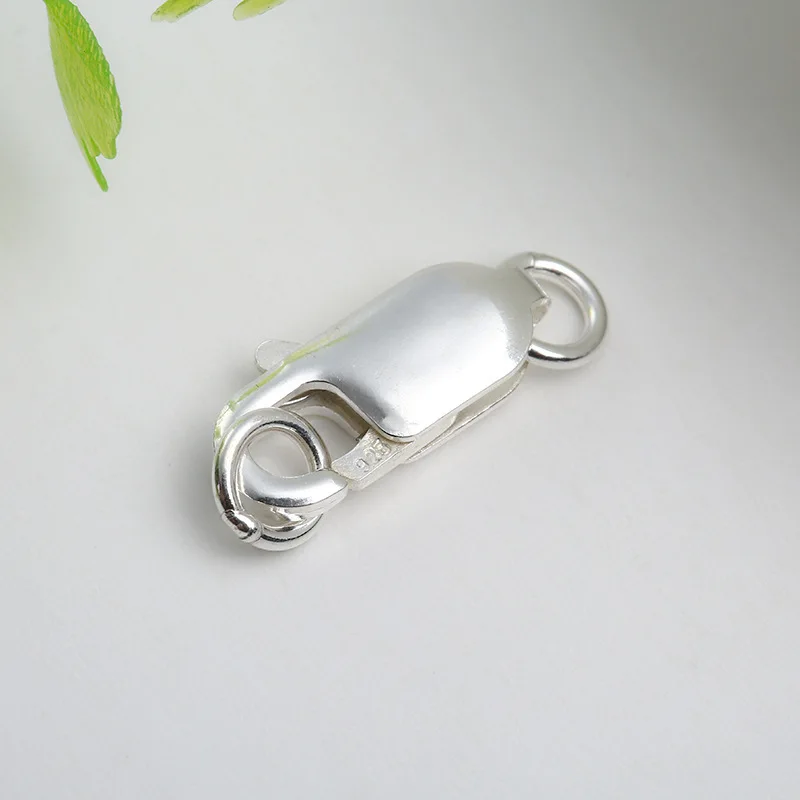 Solid 925 Sterling Silver Lobster Claw Trigger Square Clasp with Closed Jump Rings for Necklace/bracelet Jewelry 10pc Wholesale
Solid 925 Sterling Silver Lobster Claw Trigger Square Clasp with Closed Jump Rings for Necklace/bracelet Jewelry 10pc Wholesale