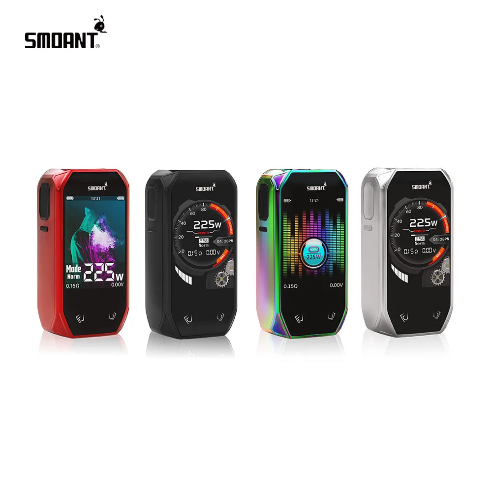 Smoant Naboo Mod fit Smoant NabooTank 4ml Atomizer Vape Kit naboo sub-ohm 225W 0.18ohm Core Coil without 18650 battery E Cig
Smoant Naboo Mod fit Smoant NabooTank 4ml Atomizer Vape Kit naboo sub-ohm 225W 0.18ohm Core Coil without 18650 battery E Cig