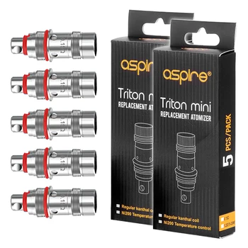Aspire Triton Mini Ni200 0.15ohm Replacement Coil 10 Pieces for Nautilus, Nautilus Mini Atomizer Tank
Aspire Triton Mini Ni200 0.15ohm Replacement Coil 10 Pieces for Nautilus, Nautilus Mini Atomizer Tank