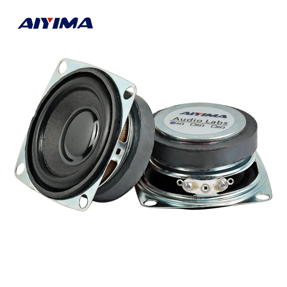 AIYIMA 2Pcs 2Inch Audio Portable Speakers Full Range 4 Ohm 3W Speaker Subwoofer Toy speaker Bass Shock Film
AIYIMA 2Pcs 2Inch Audio Portable Speakers Full Range 4 Ohm 3W Speaker Subwoofer Toy speaker Bass Shock Film