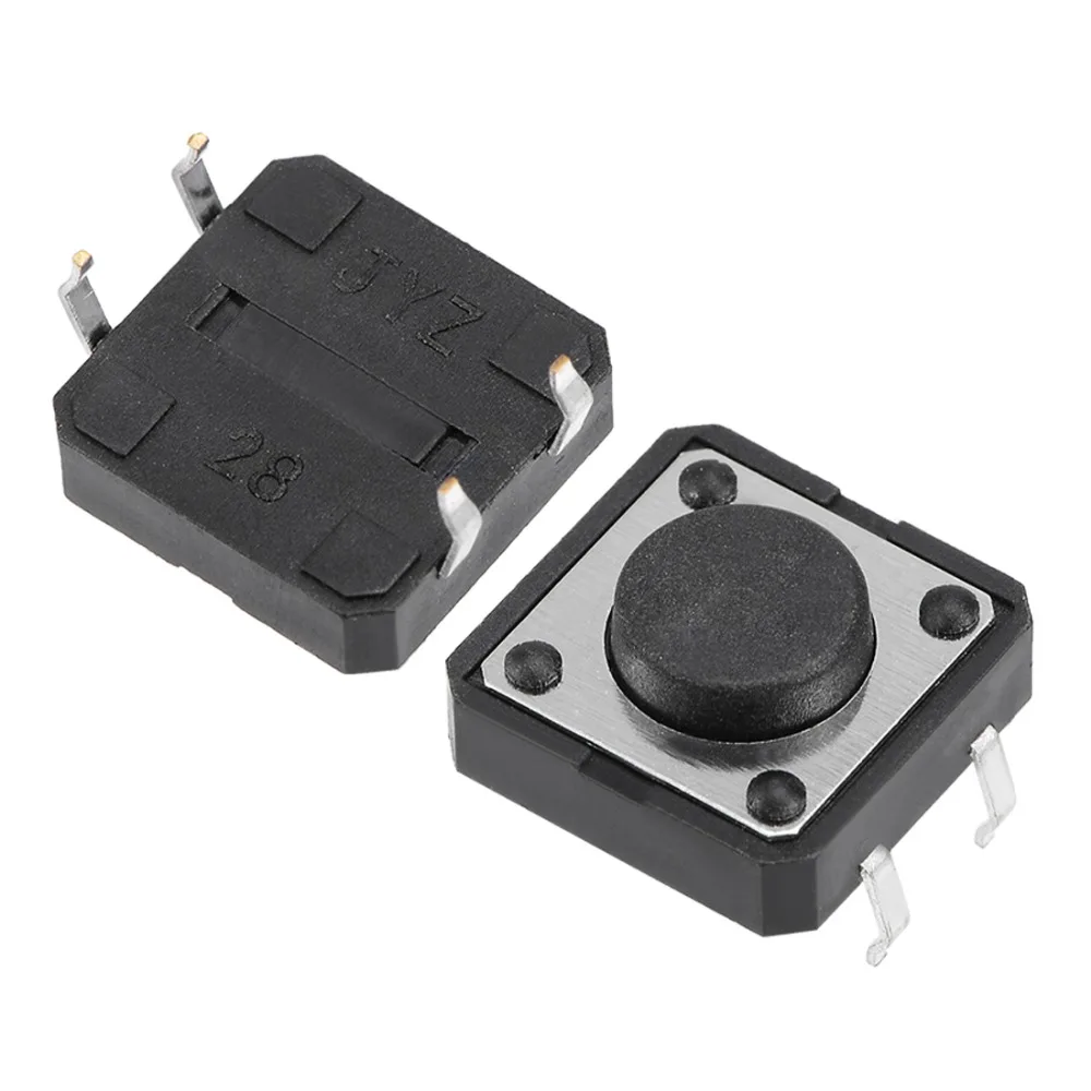 UXCELL 50PCS 12x12x5mm Switches Size Panel Mini/Micro PCB Momentary Tactile Tact Push Button Switch DIP For Household Appliances
UXCELL 50PCS 12x12x5mm Switches Size Panel Mini/Micro PCB Momentary Tactile Tact Push Button Switch DIP For Household Appliances