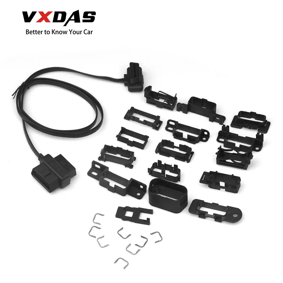 VXDAS Universal Harness Kit Splitter Extension 16Pin OBD T Cable Car/Auto Plastic Flange Mount Brackets 8V-36V Adapter Mount
VXDAS Universal Harness Kit Splitter Extension 16Pin OBD T Cable Car/Auto Plastic Flange Mount Brackets 8V-36V Adapter Mount