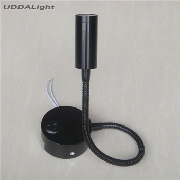 LED Reading Wall Lamps Knob Switch 90-260V 3W Modern Bedroom Bedside Lamp Black Silver Light Body 360 Degree Angle Adjustable
LED Reading Wall Lamps Knob Switch 90-260V 3W Modern Bedroom Bedside Lamp Black Silver Light Body 360 Degree Angle Adjustable
