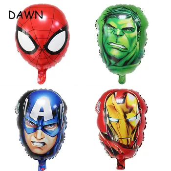 4pcs/lot Spiderman&Captain America&Iron Man&Hulk&Batman head balloons Theme Birthday Party Decoration Globos
4pcs/lot Spiderman&Captain America&Iron Man&Hulk&Batman head balloons Theme Birthday Party Decoration Globos
