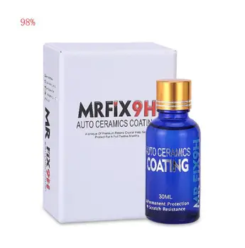98% Mr fix 9H nano Ceramic Coating Anti-scratch Car Polish Paint Care Hydrophobic Glass Coating 30ml Kit
98% Mr fix 9H nano Ceramic Coating Anti-scratch Car Polish Paint Care Hydrophobic Glass Coating 30ml Kit