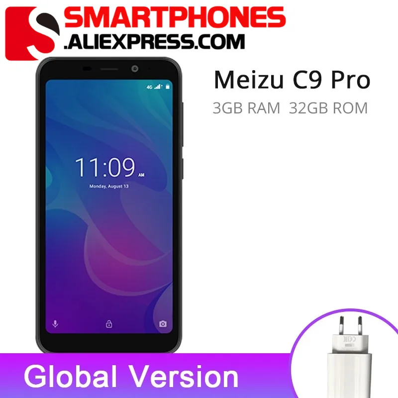 Global Version Meizu C9 Pro 3GB 32GB Mobile Phone Quad Core 5.45'' 1440X720P Front 13MP Rear 13MP 3000mAh Battery Mobile Phone
Global Version Meizu C9 Pro 3GB 32GB Mobile Phone Quad Core 5.45'' 1440X720P Front 13MP Rear 13MP 3000mAh Battery Mobile Phone